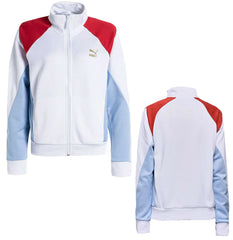 Puma Retro Zip Up Womens Track Jacket Jumper Top White 576511 02 A70B