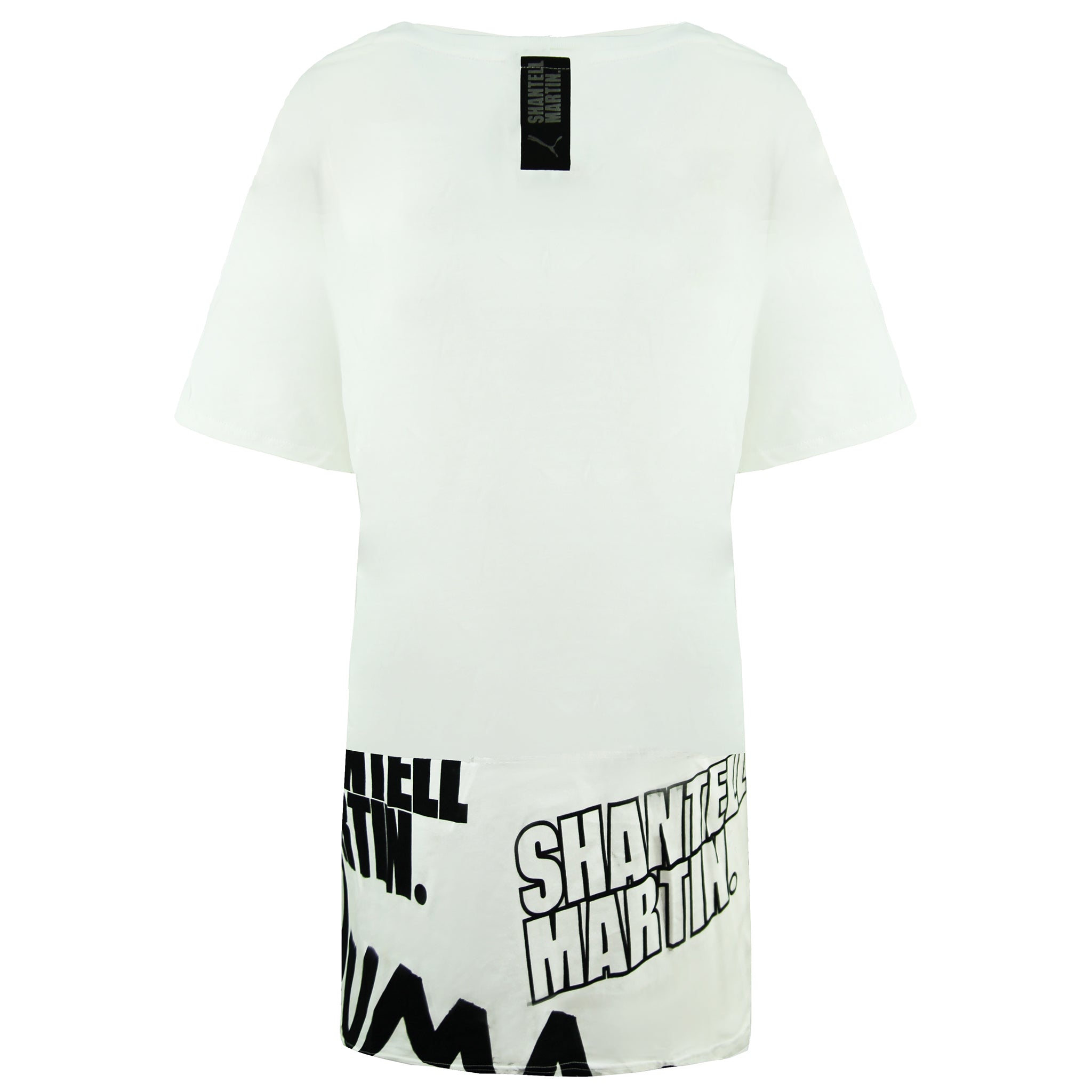 Puma x Shantell Martin BlackWhite Short Sleeve Crew Women Sports Dress 576549 01