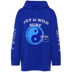 Puma x Rihanna Fenty Logo Womens Blue Hoodie