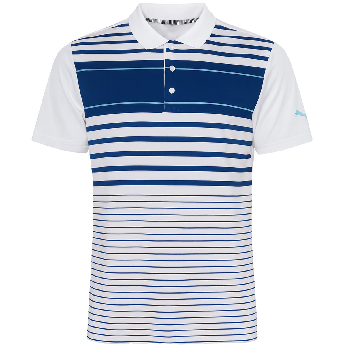 Puma Cobra Spotlight Mens White Golf Polo Shirt