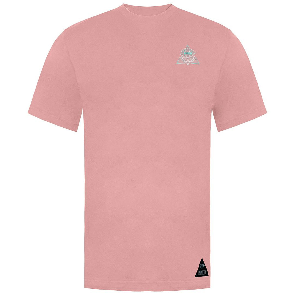 Puma x Diamond Supply Mens Pink T-Shirt