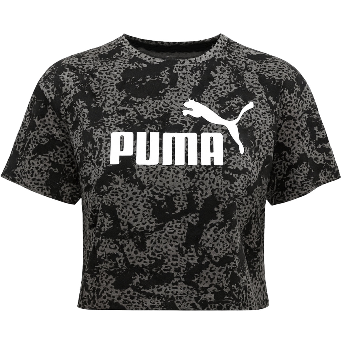 Puma Elevated Essentials Womens Black Crop Top