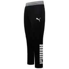 Puma Logo Kids Black/White Track Pants