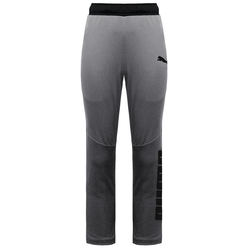 Puma Logo Kids Grey/Black Track Pants