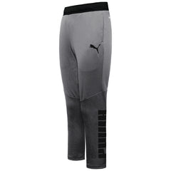 Puma Logo Kids Grey/Black Track Pants