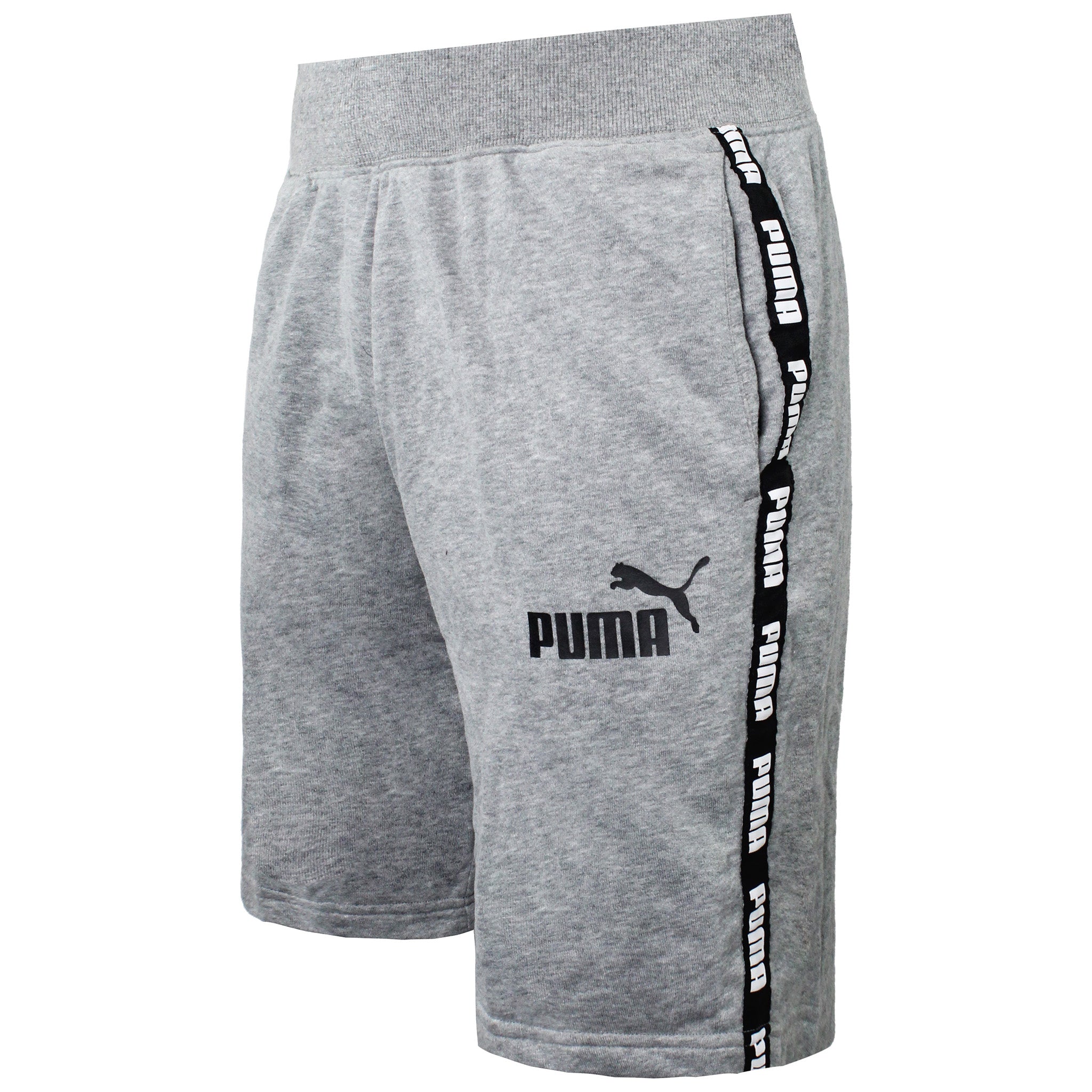 Puma Regular Fit Mens Grey Shorts