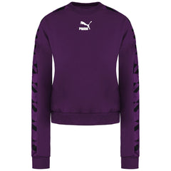 Puma Trend AOP Womens Purple Sweater