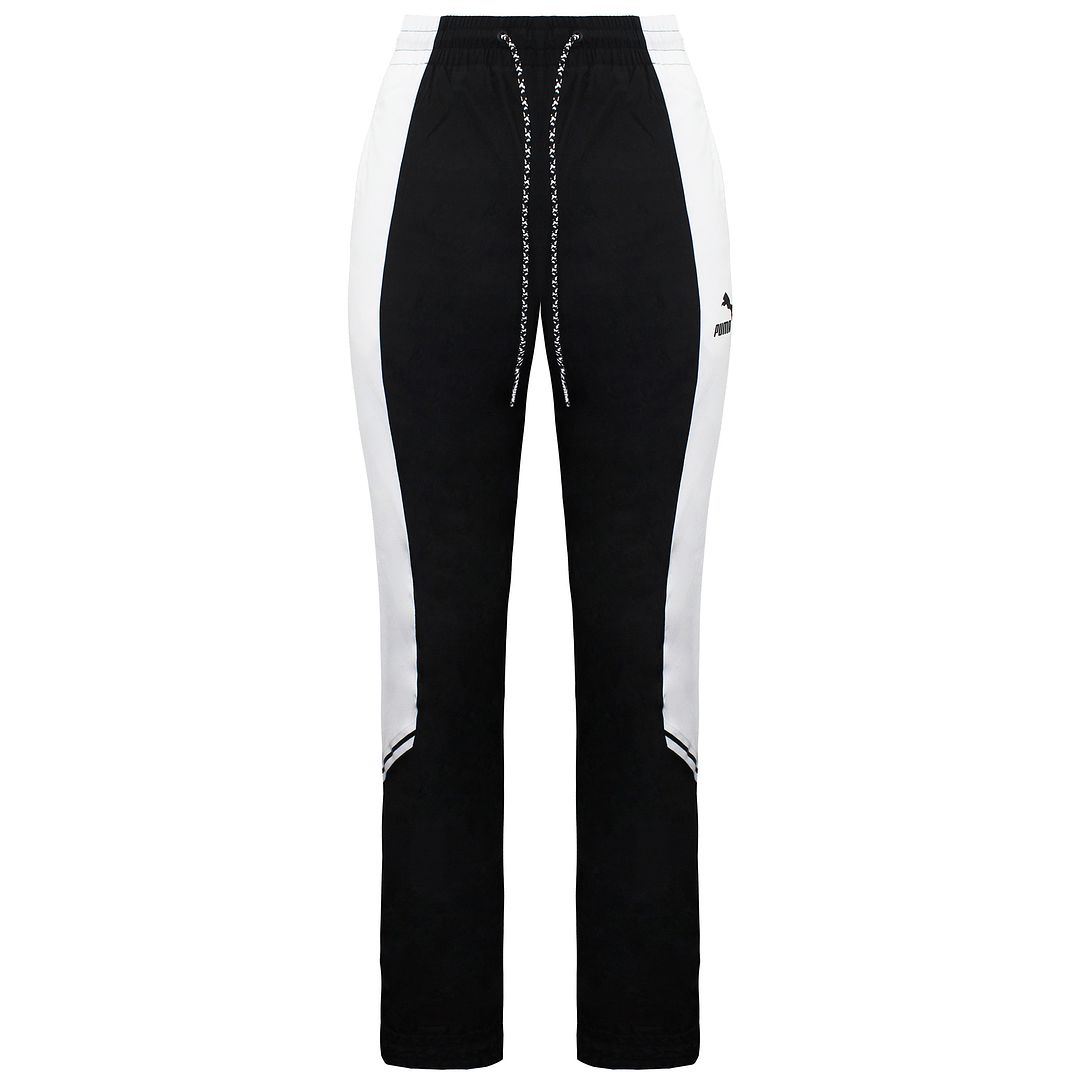 Puma Logo Mens Black/White Track Pants