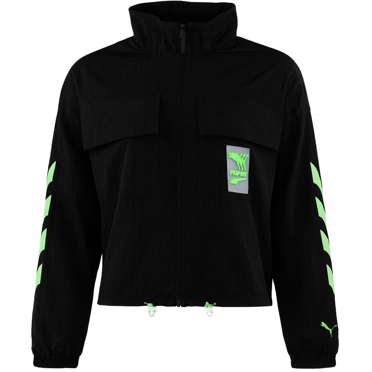 Puma Evide Woven Womens Black Windbreaker Jacket
