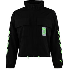 Puma Evide Woven Womens Black Windbreaker Jacket