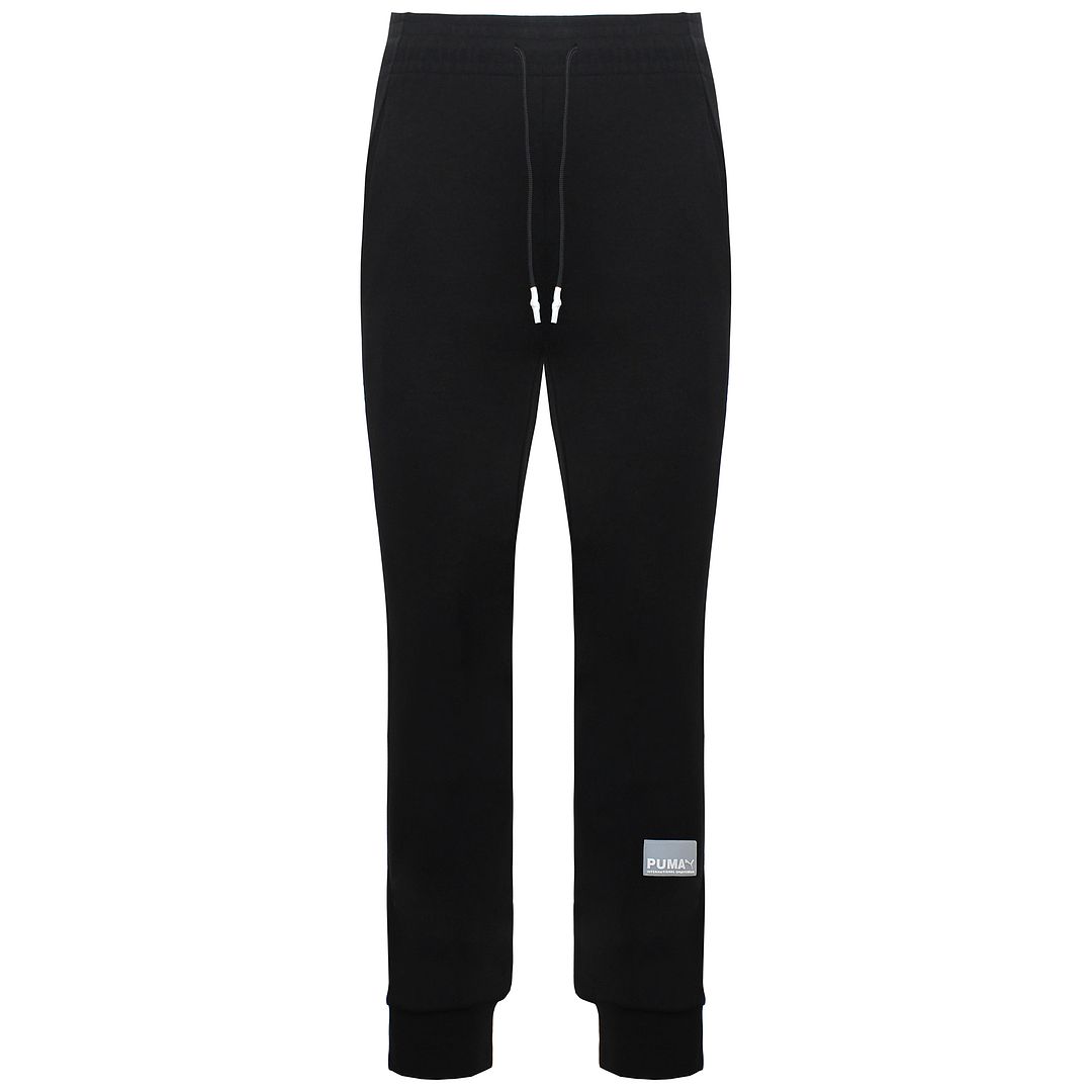 Puma Avenair Cuff Mens Black Track Pants