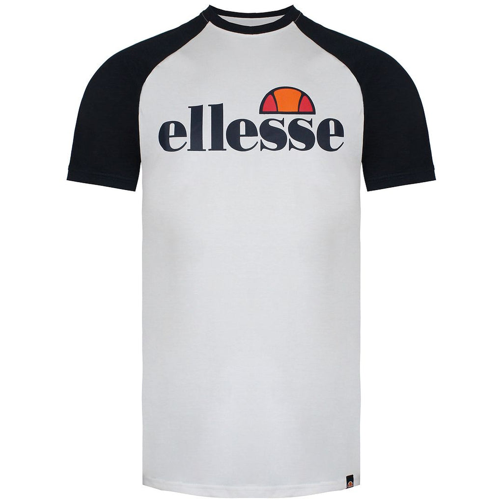 Ellesse Corp Mens White/Black T-Shirt