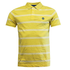 Timberland Earthkeepers Yellow Striped Mens Polo Shirt