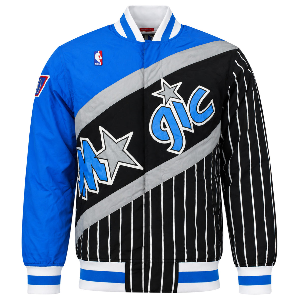 Mitchell & Ness NBA Orlando Magic Warm Up Mens Blue Jacket