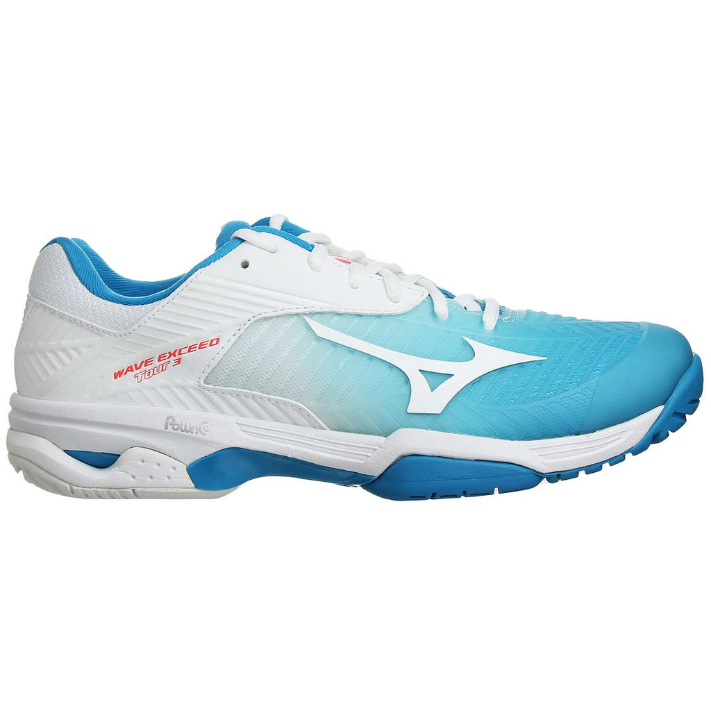 Mizuno Wave Exceed Tour 3 AC Womens White Tennis Shoes