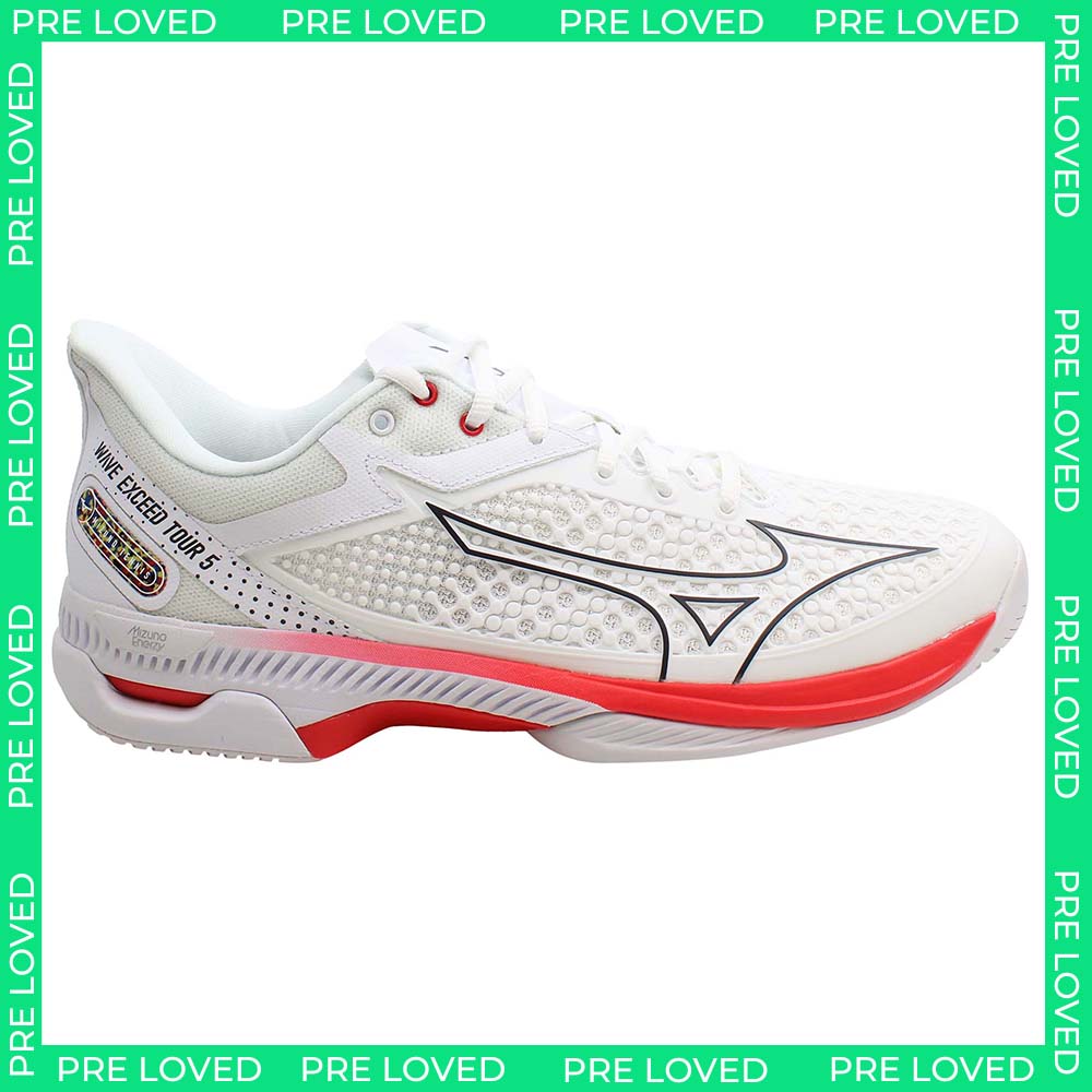Mizuno Wave Exceed Tour 5 AC Womens White Tennis Shoes NO BOX