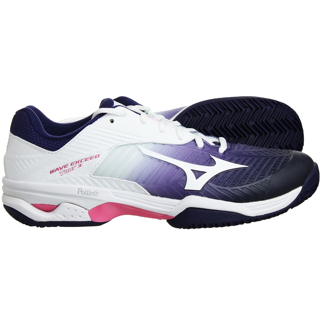 Mizuno Wave Exceed Tour 3 CC Womens Multicoloured Padel Shoes