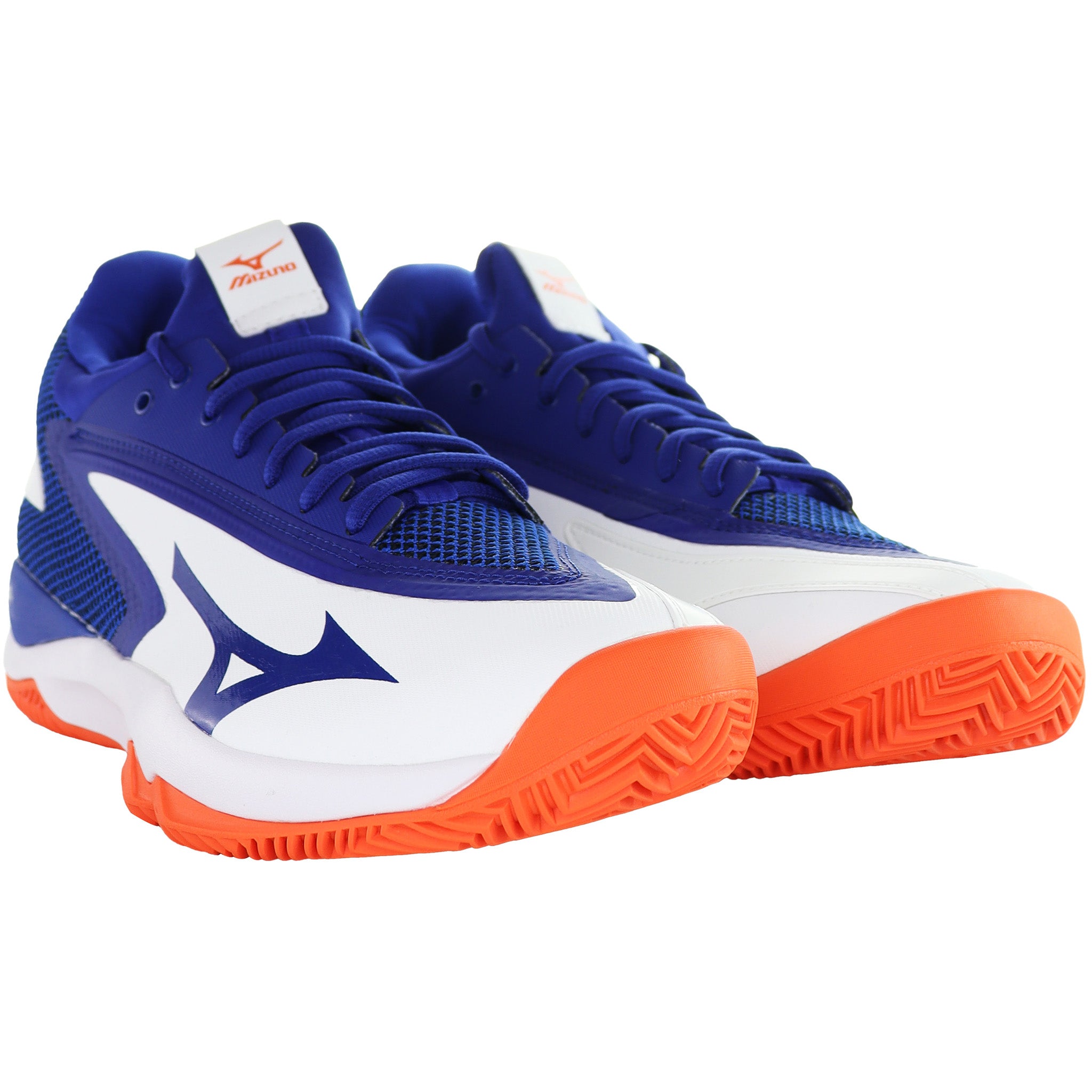 Mizuno Wave Impulse CC Mens White/Blue Tennis Shoes