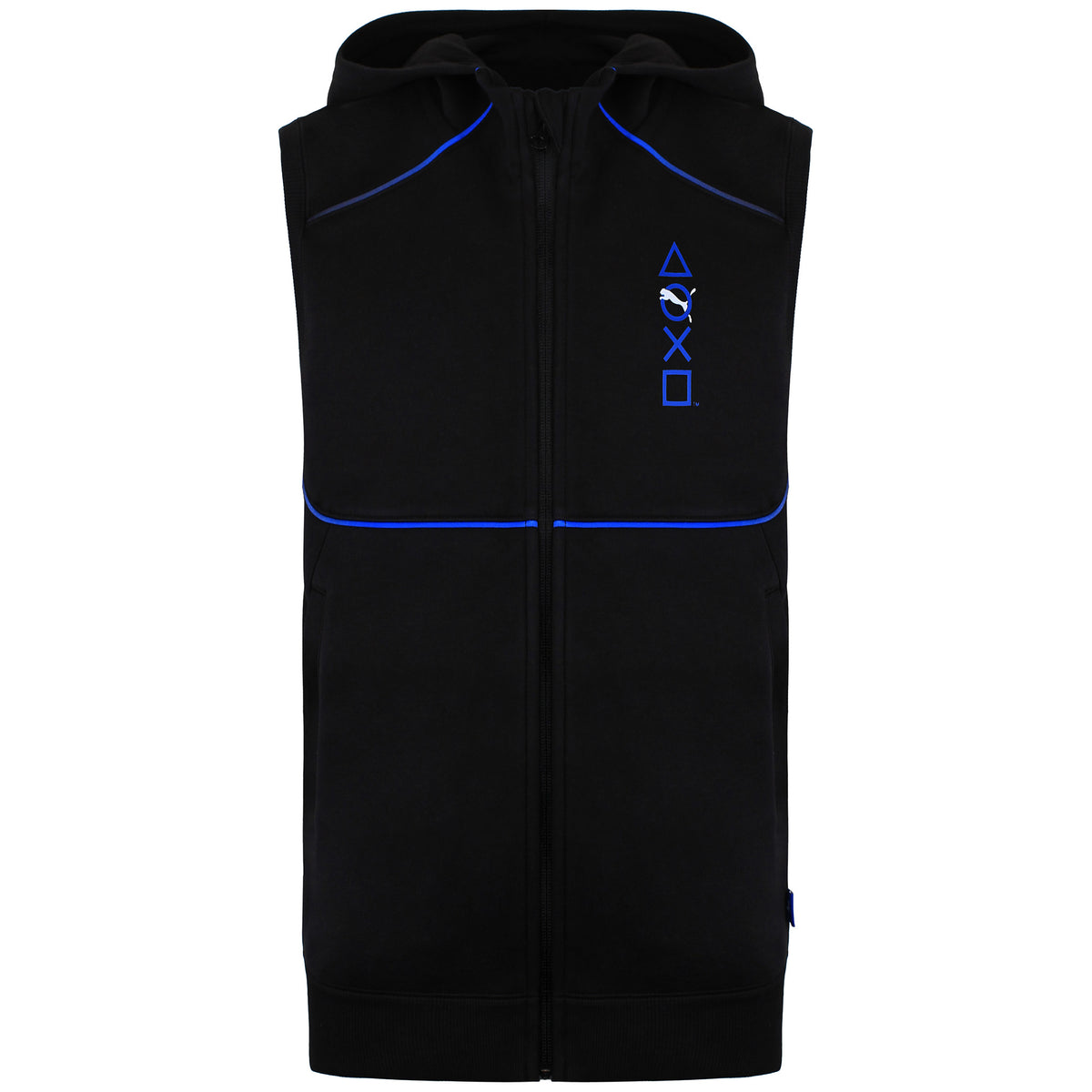 Puma x Playstion Kids Black Hooded Vest