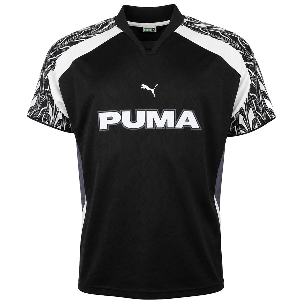 Puma Relaxed Mens Black Football Jersey