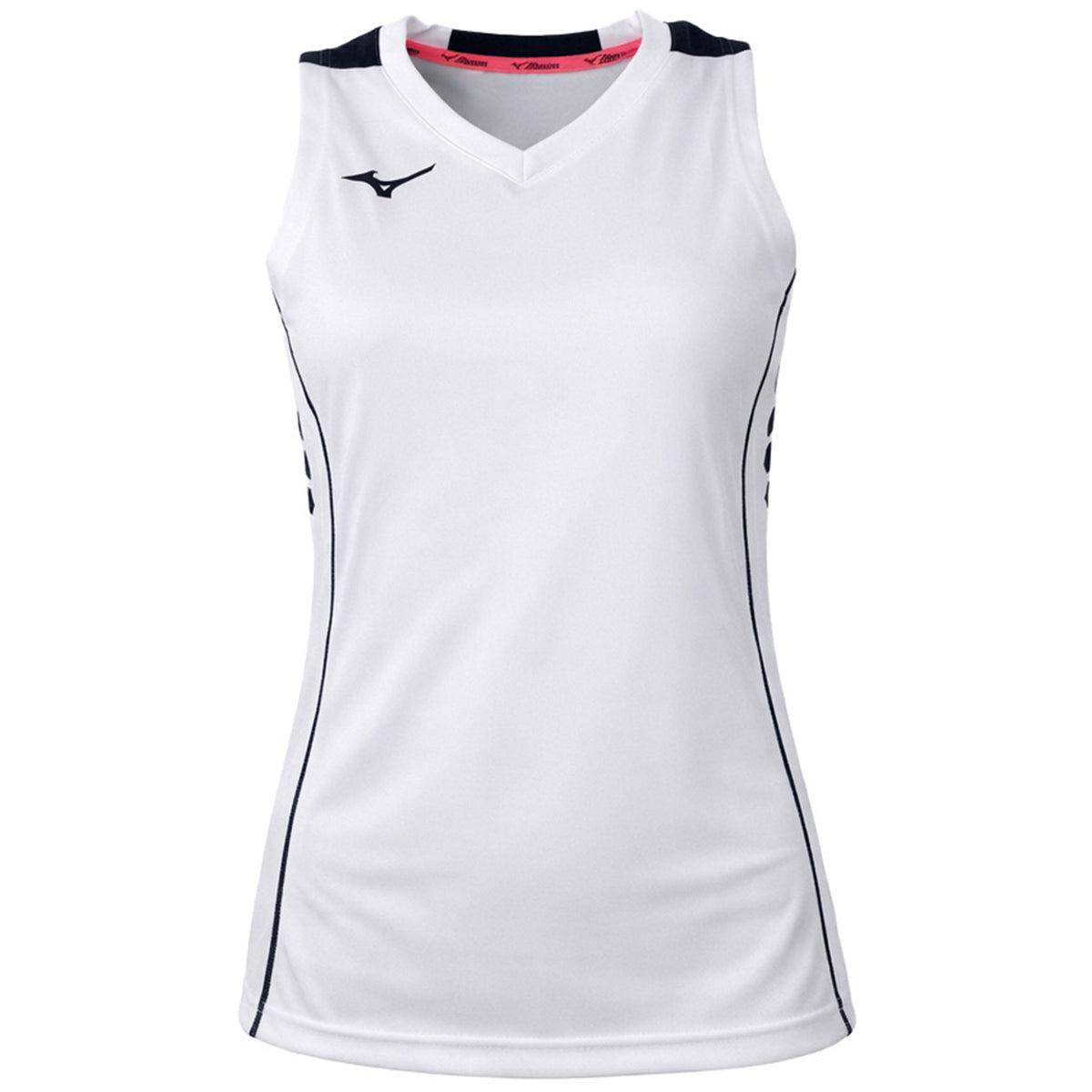 Mizuno Wom Hex Womens White/Navy Vest