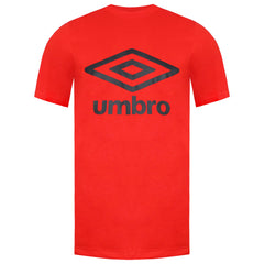 Umbro Large Logo Mens Red T-Shirt