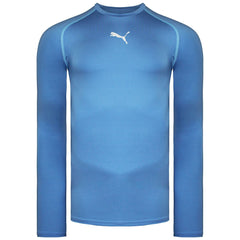 Puma Logo Mens Light Blue Top