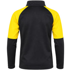 Puma Cup 1/4 Zip Kids Black/Yellow Top