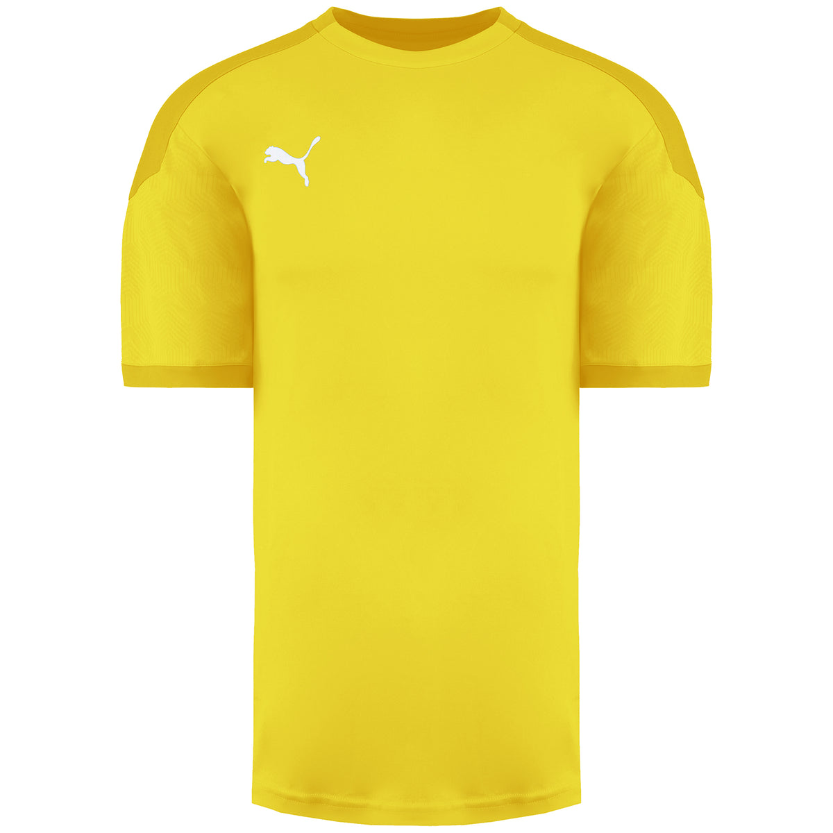 Puma TeamFinal 21 Mens Yellow Jersey Top