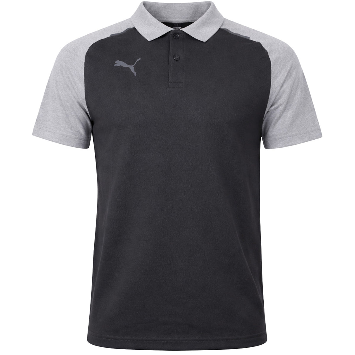 Puma teamCUP Mens Dark Grey Polo Shirt
