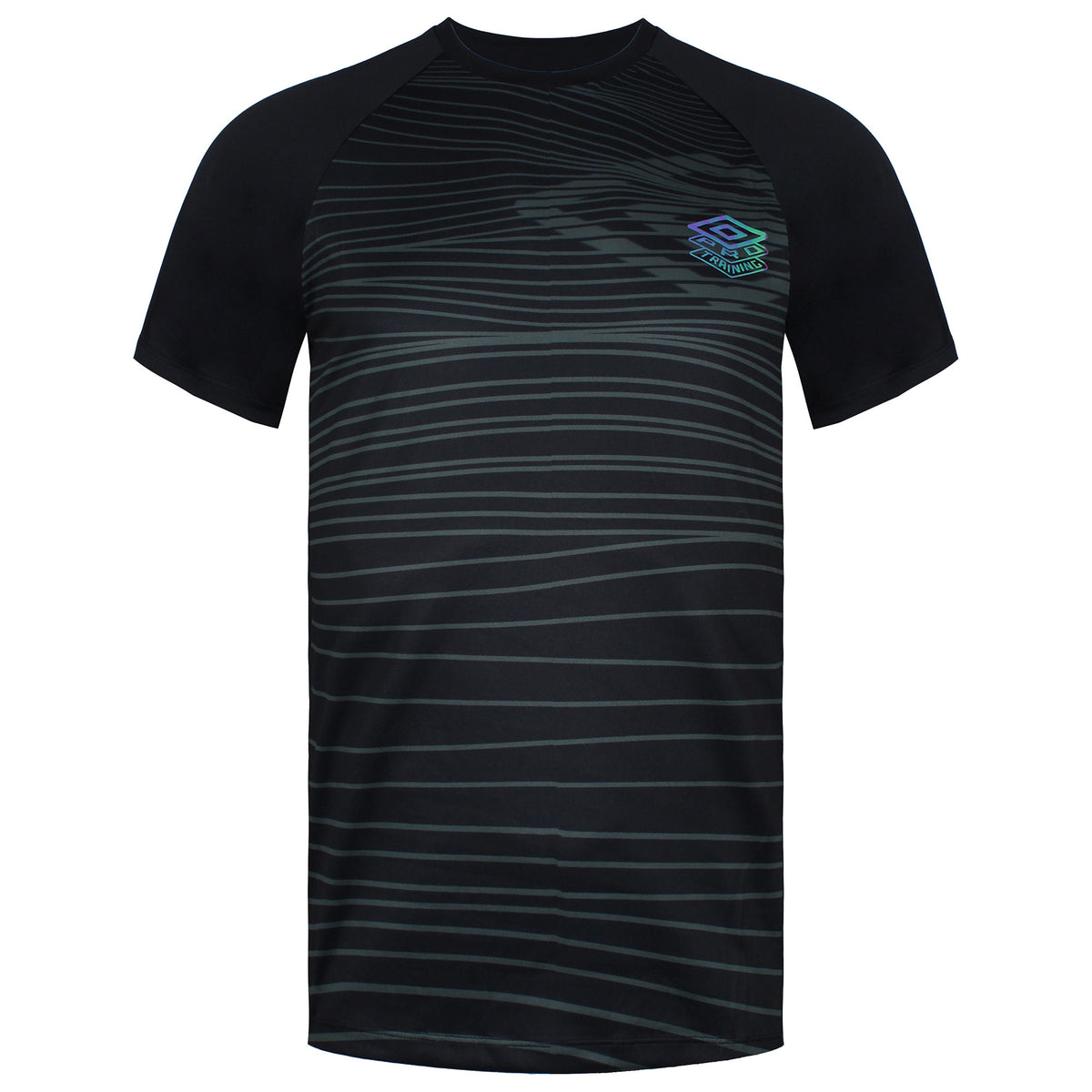 Umbro Pro Training Mens Black/Grey T-Shirt