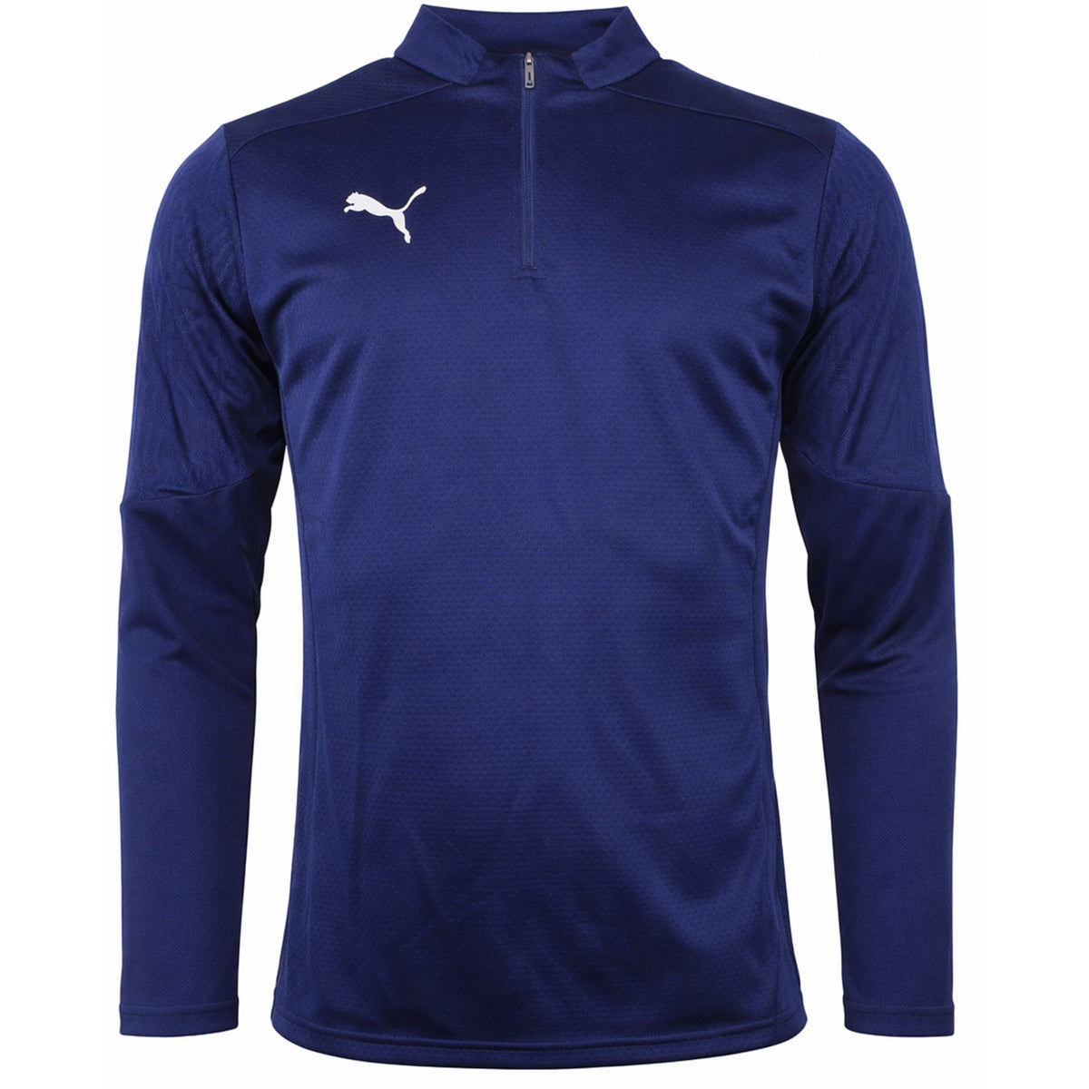 Puma TeamFinal 1/4 Zip Mens Navy Top