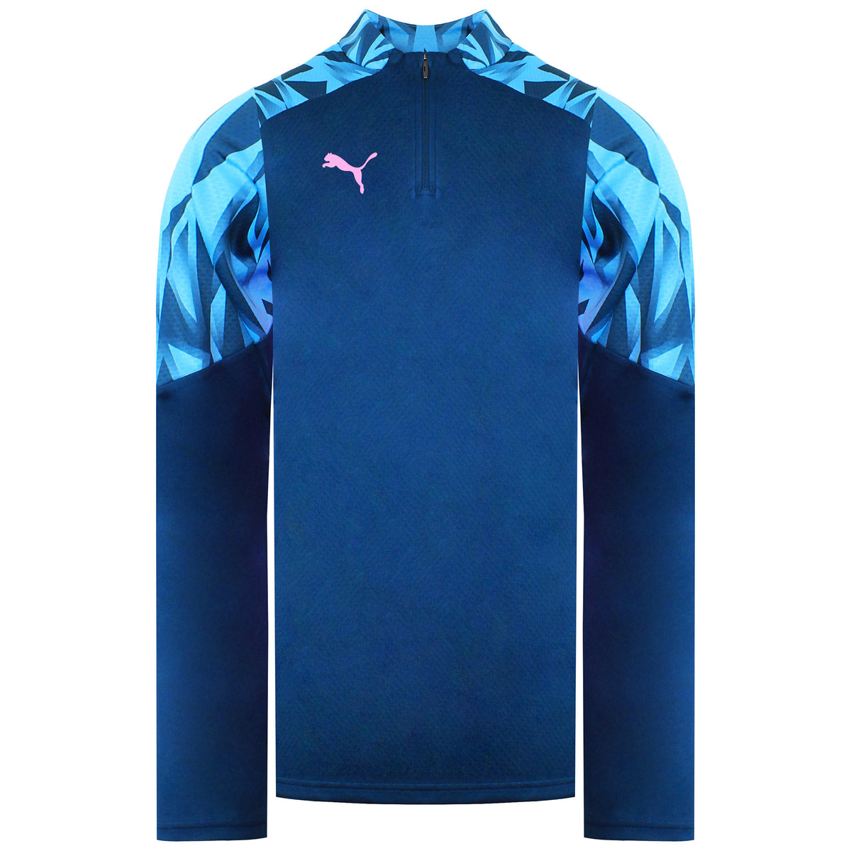 Puma IndividualFinal Mens Blue Football Top