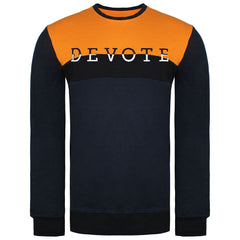 Devote London Blake Mens Black/Navy Sweater