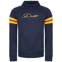 Devote London Hector Mens Navy/Orange Hoodie