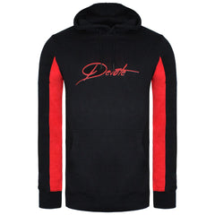 Devote London Irivin Mens Black/Red Hoodie