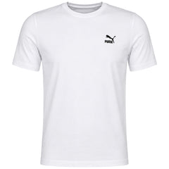 Puma Classic Small Logo Mens White T-Shirt