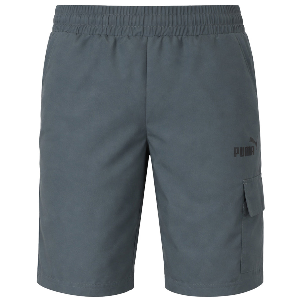 Puma Essentials Woven Mens Green Cargo Shorts