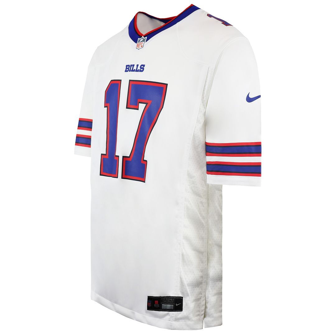 Nike NFL Buffalo Bills 17 Josh Allen Mens Classic Jersey