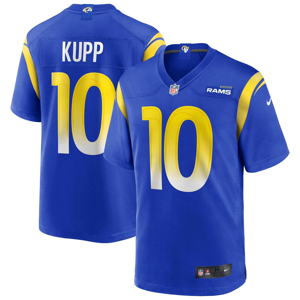 Nike NFL Los Angeles Rams 10 Kupp Home Game Jersey