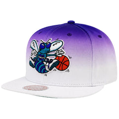 Mitchell & Ness NBA Charlotte Hornets Color Fade White/Purple Cap