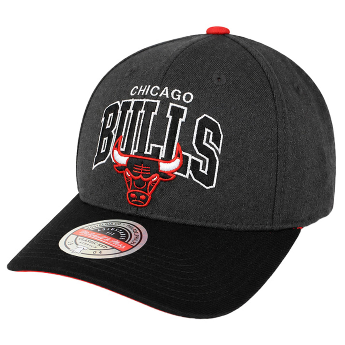 Mitchell & Ness NBA Chicago Bulls G2 Team Arch Grey Cap