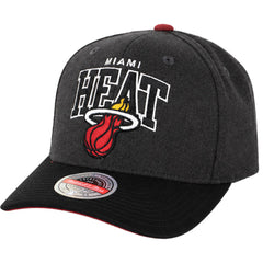 Mitchell & Ness NBA Miami Heat G2 Team Arch Grey Cap
