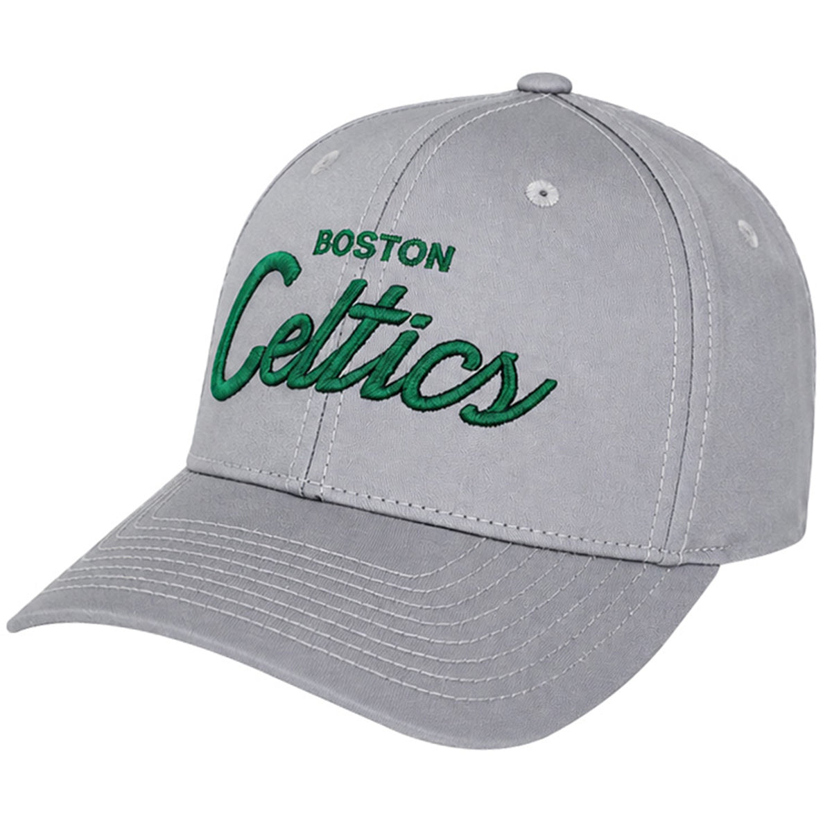 Mitchell & Ness NBA Boston Celtics Reflective 110 Script Grey Cap
