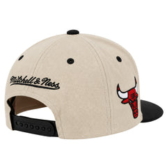 Mitchell & Ness NBA Chicago Bulls Sail 2 Tone Off White Cap