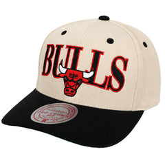 Mitchell & Ness NBA Chicago Bulls Off The Crown Off White Cap