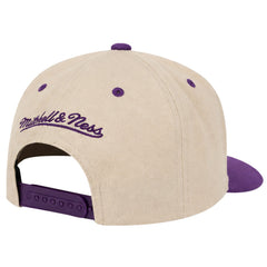 Mitchell & Ness NBA Los Angeles Lakers Off The Crown Off White Cap