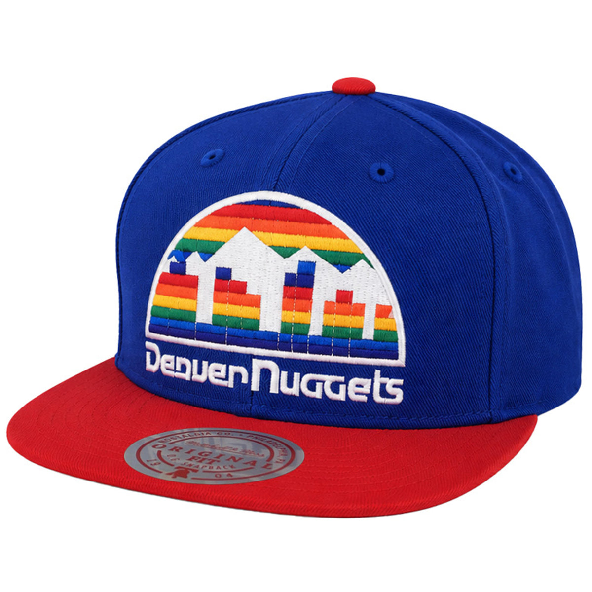 Mitchell & Ness NBA Denver Nuggets Wool 2 Tone Blue/Red Cap