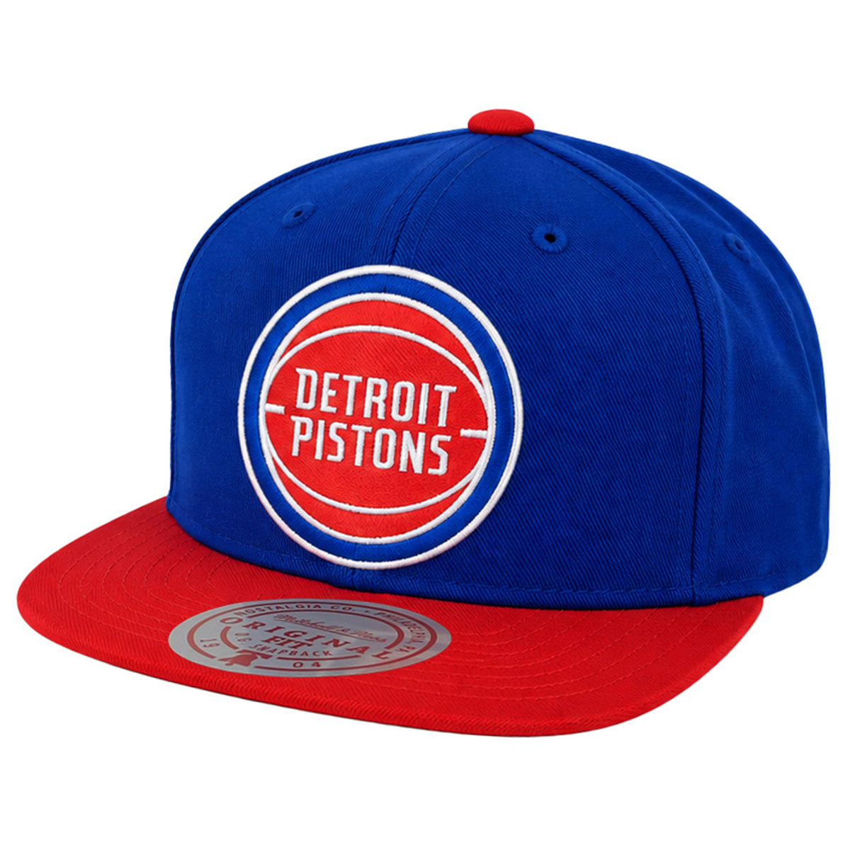 Mitchell & Ness NBA Detroit Pistons Wool 2 Tone Blue Cap