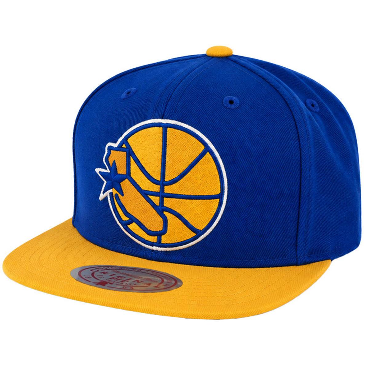 Mitchell & Ness NBA Golden State Warriors Wool 2 Tone Blue Cap